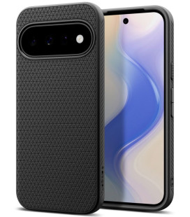Matinis juodas dėklas Google Pixel 11 telefonui "Spigen Liquid Air"