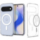 Skaidrus (Baltas) dėklas Google Pixel 11 telefonui "Spigen Ultra Hybrid Magsafe"
