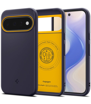 Mėlynas dėklas Google Pixel 11 telefonui "Spigen Nano Pop MAG Magsafe"