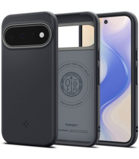 Juodas dėklas Google Pixel 11 telefonui "Spigen Nano Pop MAG Magsafe"