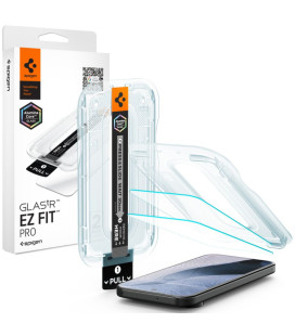 Apsauginis grūdintas stiklas Google Pixel 11 / 11 Pro telefonui "Spigen Glas.TR EZ Fit Pro AC 2-Pack"
