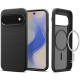 Matinis juodas dėklas Google Pixel 11 Pro telefonui "Spigen Liquid Air MAG Magsafe"