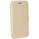 Auksinės spalvos atverčiamas dėklas LG Q6 telefonui "Telone Book Pocket"