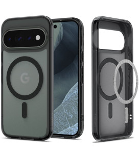 Matinis juodas dėklas Google Pixel 11 Pro telefonui "Spigen Ultra Hybrid Magsafe"