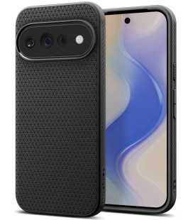 Matinis juodas dėklas Google Pixel 11 Pro XL telefonui "Spigen Liquid Air"