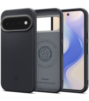 Juodas dėklas Google Pixel 11 Pro XL telefonui "Spigen Nano Pop MAG Magsafe"