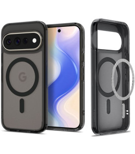 Matinis juodas dėklas Google Pixel 11 Pro XL telefonui "Spigen Ultra Hybrid Magsafe"
