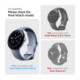 Ekrano apsauga Google Pixel Watch 3 / 4 / 5 (45 mm) laikrodžiui "Spigen Elite Shield EZ Fit 2-Pack"