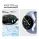 Ekrano apsauga Google Pixel Watch 3 / 4 / 5 (45 mm) laikrodžiui "Spigen Elite Shield EZ Fit 2-Pack"