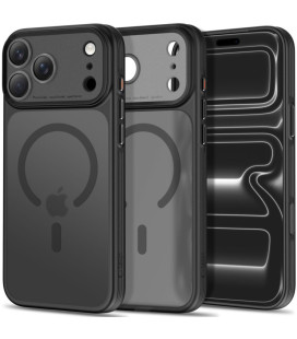 Matinis juodas dėklas Apple iPhone 17 Pro Max / 18 Pro Max telefonui "Tech-Protect MagPrime Magsafe CC"