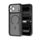 Matinis juodas dėklas Apple iPhone 17 Pro Max / 18 Pro Max telefonui "Tech-Protect MagPrime Magsafe CC"