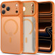 Oranžinis dėklas Apple iPhone 17 Pro / 18 Pro telefonui "Tech-Protect MagPrime Magsafe CC"