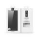 Juodas atverčiamas dėklas Xiaomi 17T telefonui "Dux Ducis Skin Pro"