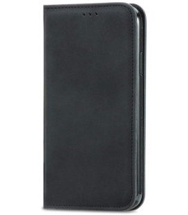 Juodas atverčiamas dėklas Xiaomi 17T Pro telefonui "Business Style"
