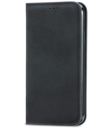 Juodas atverčiamas dėklas Xiaomi 17T Pro telefonui "Business Style"