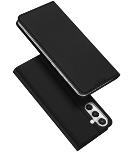 Juodas atverčiamas dėklas Samsung Galaxy S26 FE telefonui "Dux Ducis Skin Pro"