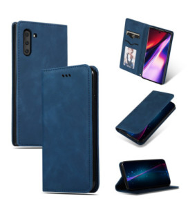 Mėlynas atverčiamas dėklas Xiaomi Redmi A7 4G telefonui "Business Style"