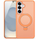 Oranžinis dėklas Samsung Galaxy S26 Plus telefonui "Dux Ducis Yind Magnetic Stand"
