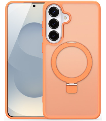 Oranžinis dėklas Samsung Galaxy S26 Plus telefonui "Dux Ducis Yind Magnetic Stand"