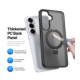 Juodas dėklas Samsung Galaxy S26 Plus telefonui "Dux Ducis Yind Magnetic Stand"