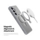 Pilkas dėklas Samsung Galaxy S26 Plus telefonui "Dux Ducis Yind Magnetic Stand"