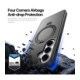 Juodas dėklas Samsung Galaxy S26 Plus telefonui "Dux Ducis Yind Magnetic Stand"