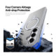 Pilkas dėklas Samsung Galaxy S26 Plus telefonui "Dux Ducis Yind Magnetic Stand"
