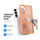 Oranžinis dėklas Samsung Galaxy S26 Plus telefonui "Dux Ducis Yind Magnetic Stand"