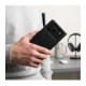 Juodas atverčiamas dėklas Apple Iphone 17 Pro Max / 18 Pro Max telefonui "Tech-Protect Wallet Magsafe"