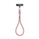 Rožinis (Dusty Rose) dirželis telefonui "Tech-Protect C11S Rope Wrist Strap"
