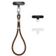 Rudas (Walnut Brown) dirželis telefonui "Tech-Protect C11S Rope Wrist Strap"
