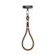 Rudas (Walnut Brown) dirželis telefonui "Tech-Protect C11S Rope Wrist Strap"