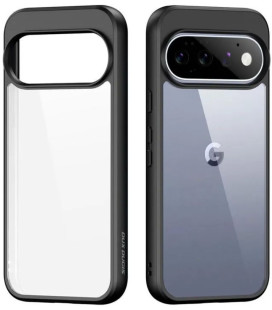 Juodas / skaidrus dėklas Google Pixel 11 / 11 Pro telefonui "Dux Ducis Aimo"