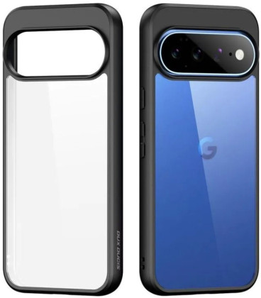 Juodas / skaidrus dėklas Google Pixel 11 Pro XL telefonui "Dux Ducis Aimo"