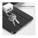 Juodas atverčiamas dėklas Xiaomi Redmi Pad 2 SE 9.7 planšetei "Dux Ducis Domo"
