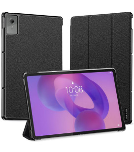 Juodas atverčiamas dėklas Lenovo Idea Tab Plus 12.1 TB-361 planšetei "Dux Ducis Domo"