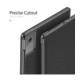 Juodas atverčiamas dėklas Lenovo Idea Tab Plus 12.1 TB-361 planšetei "Dux Ducis Domo"