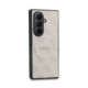 Rožinis dėklas Samsung Galaxy Z Fold 8 Ultra telefonui "Guess PU Leather 4G Magnetic Case"