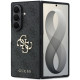 Pilkas dėklas Samsung Galaxy Z Fold 8 Ultra telefonui "Guess PU 4G Metal Logo Case"