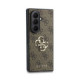 Rudas dėklas Samsung Galaxy Z Fold 8 Ultra telefonui "Guess PU 4G Metal Logo Case"