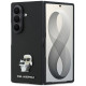 Juodas dėklas Samsung Galaxy Z Fold 8 Ultra telefonui "Karl Lagerfeld PU Saffiano Karl and Choupette Case"