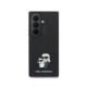 Juodas dėklas Samsung Galaxy Z Fold 8 Ultra telefonui "Karl Lagerfeld PU Saffiano Karl and Choupette Case"