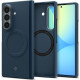 Mėlynas dėklas Samsung Galaxy Z Fold 8 Ultra telefonui "Spigen Airskin Aramid Magsafe"