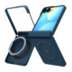 Mėlynas dėklas Samsung Galaxy Z Flip 8 telefonui "Spigen Airskin Aramid Magsafe"