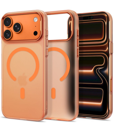 Matinis oranžinis dėklas Apple iPhone 17 Pro Max / 18 Pro Max telefonui "Tech-Protect MagZero Magsafe"