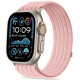 Šviesiai rožinė apyrankė Apple Watch 8 / 9 / 10 / 11 / SE / Ultra (44 / 45 / 46 / 49 mm) laikrodžiui "Tech-Protect Nylon Sport"
