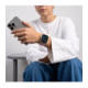 Šviesiai rožinė apyrankė Apple Watch 8 / 9 / 10 / 11 / SE / Ultra (44 / 45 / 46 / 49 mm) laikrodžiui "Tech-Protect Nylon Sport"