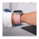 Šviesiai rožinė apyrankė Apple Watch 8 / 9 / 10 / 11 / SE / Ultra (44 / 45 / 46 / 49 mm) laikrodžiui "Tech-Protect Nylon Sport"