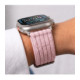Šviesiai rožinė apyrankė Apple Watch 8 / 9 / 10 / 11 / SE / Ultra (44 / 45 / 46 / 49 mm) laikrodžiui "Tech-Protect Nylon Sport"