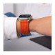 Oranžinė apyrankė Apple Watch 8 / 9 / 10 / 11 / SE / Ultra (44 / 45 / 46 / 49 mm) laikrodžiui "Tech-Protect Nylon Sport"